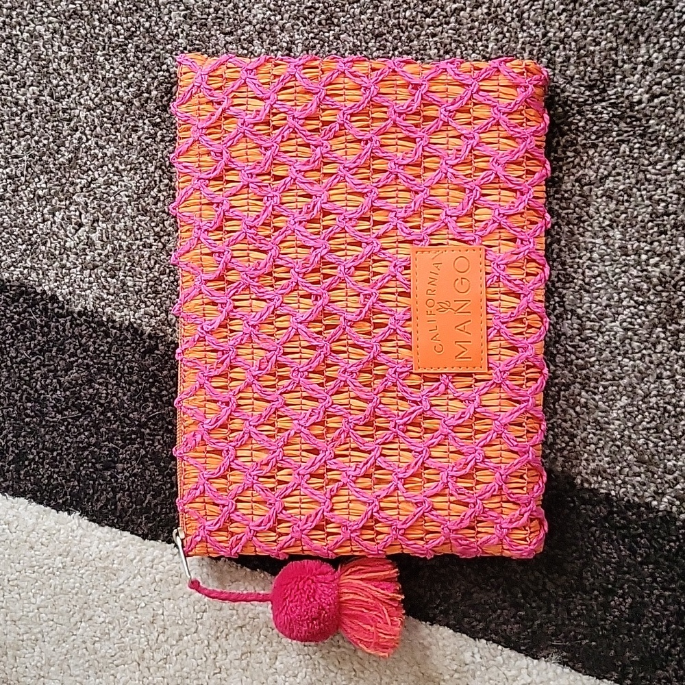 NWOT California Mango Cosmetic Bag
